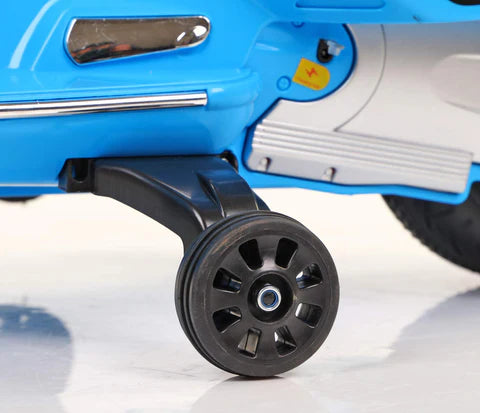 Vespa Rechargeable Battery Operated Scooter Blue