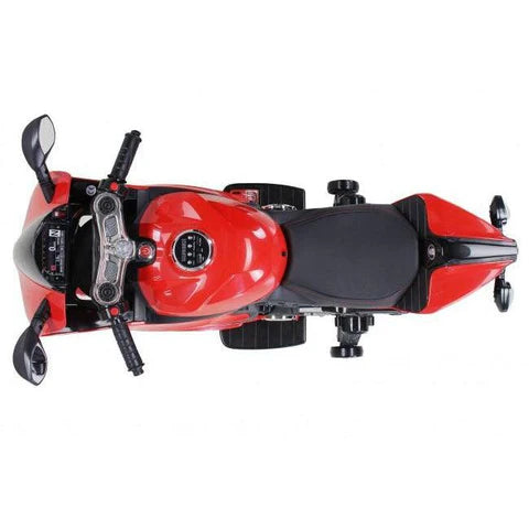 12V Ride on Kids Ducati Motor Bike - Metallic Paint