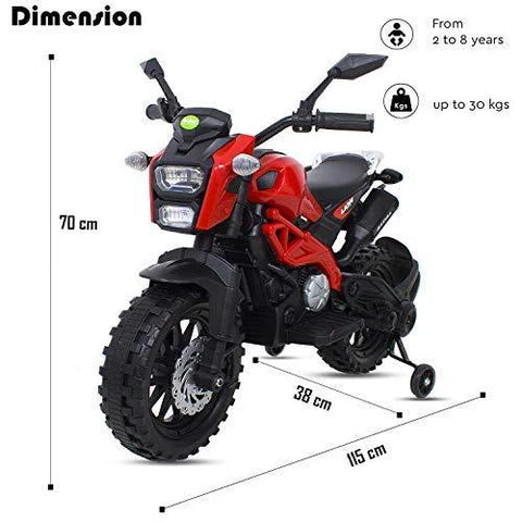 4-Wheel Compact Designed Battery Operated Motorbike for Kids