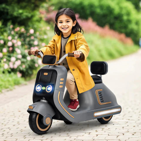 Kids Electric Motorcycle Ride-On Bike with 3 Wheels – Battery-Powered Toy for Boys & Girls Age 1–7 | Model JD-EM-402