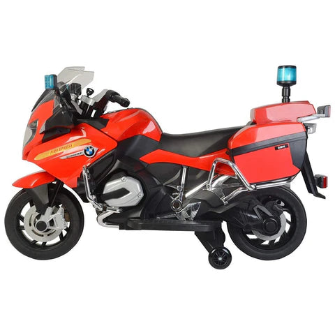 BMW R 1200 RT Police Motorcycle Red & Black Bike for Kids | Easy to Ride