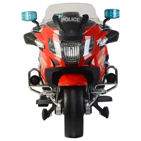 BMW R 1200 RT Police Motorcycle Red & Black Bike for Kids | Easy to Ride