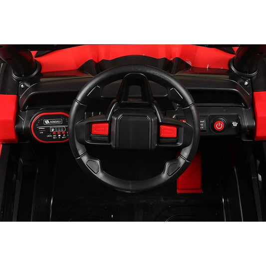 En71 and Bis Certified 909 Ride on Jeep for Kids | Manual & Remote Control | 2x6v Battery and Double Motor