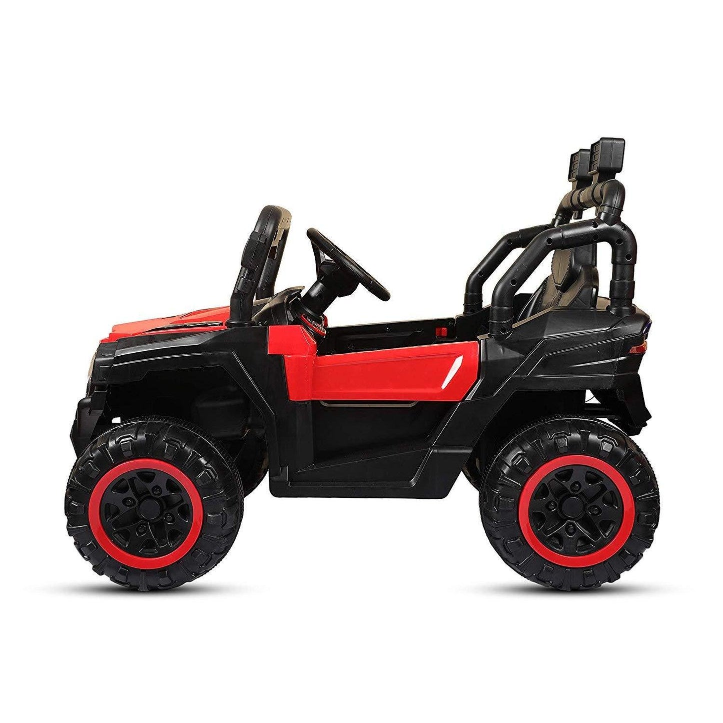 En71 and Bis Certified 909 Ride on Jeep for Kids | Manual & Remote Control | 2x6v Battery and Double Motor