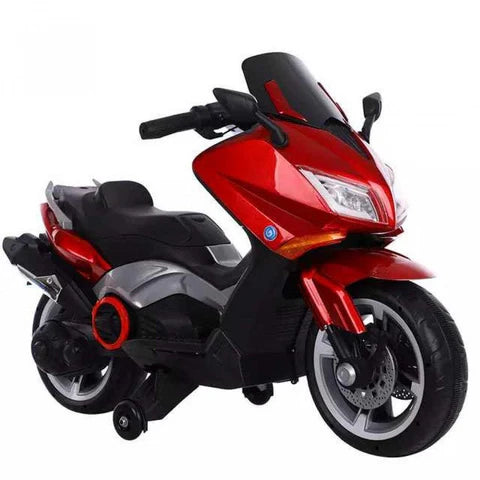 12V Ride on Bq 9188 Scooty with Support Wheels | Kids Sporty & Eye-catching Bike