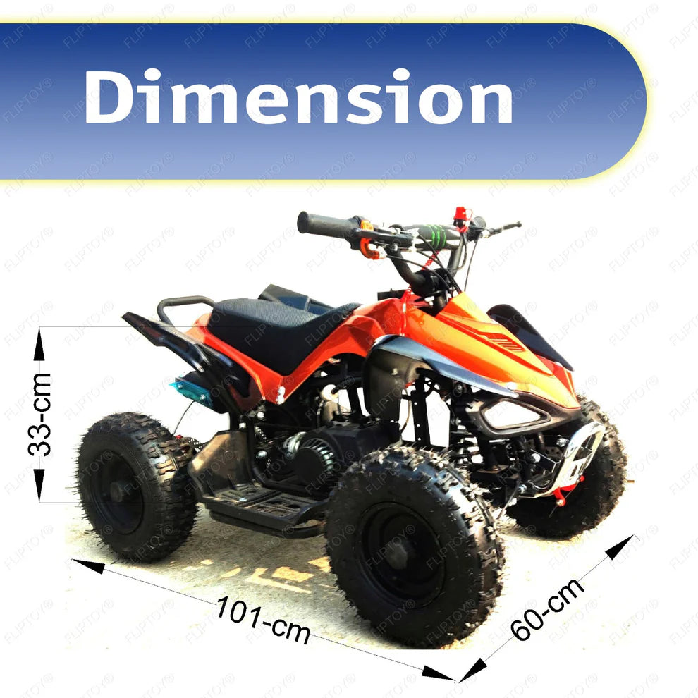 49cc atv | for kids | petrol atv for age group 6-11 year | mini atv 49cc 2 stroke engine | Model 205030